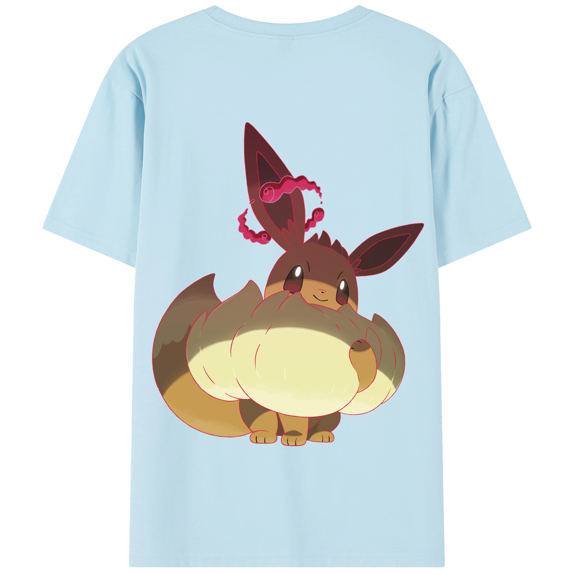（画像用） ポケットモンスター Pokémon 綿100％半袖Tシャツ（背面プリント）